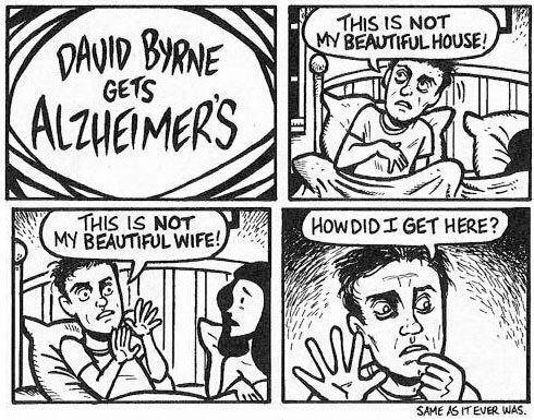 David Byrne Alzhiemers